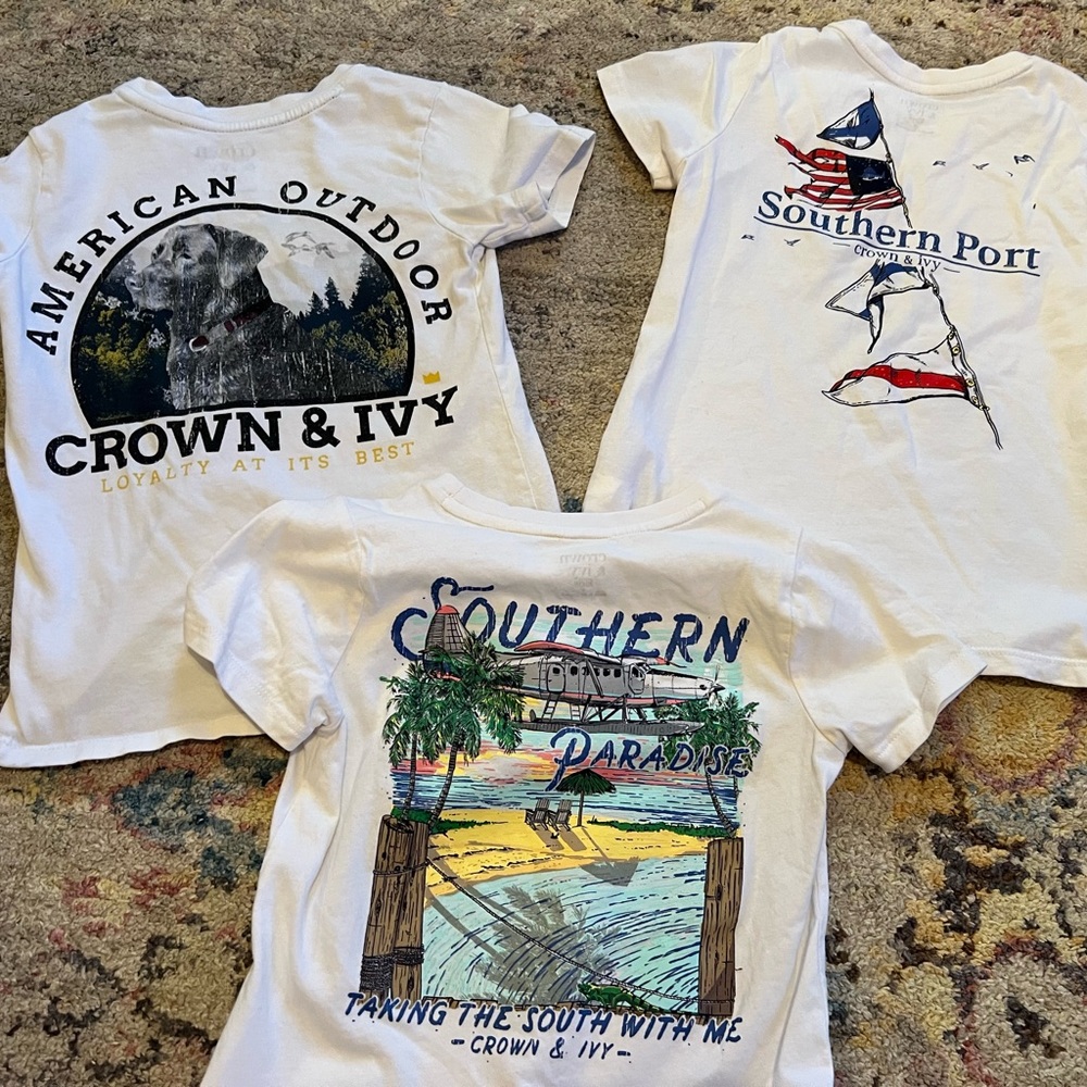 Crown & Ivy boy shirts